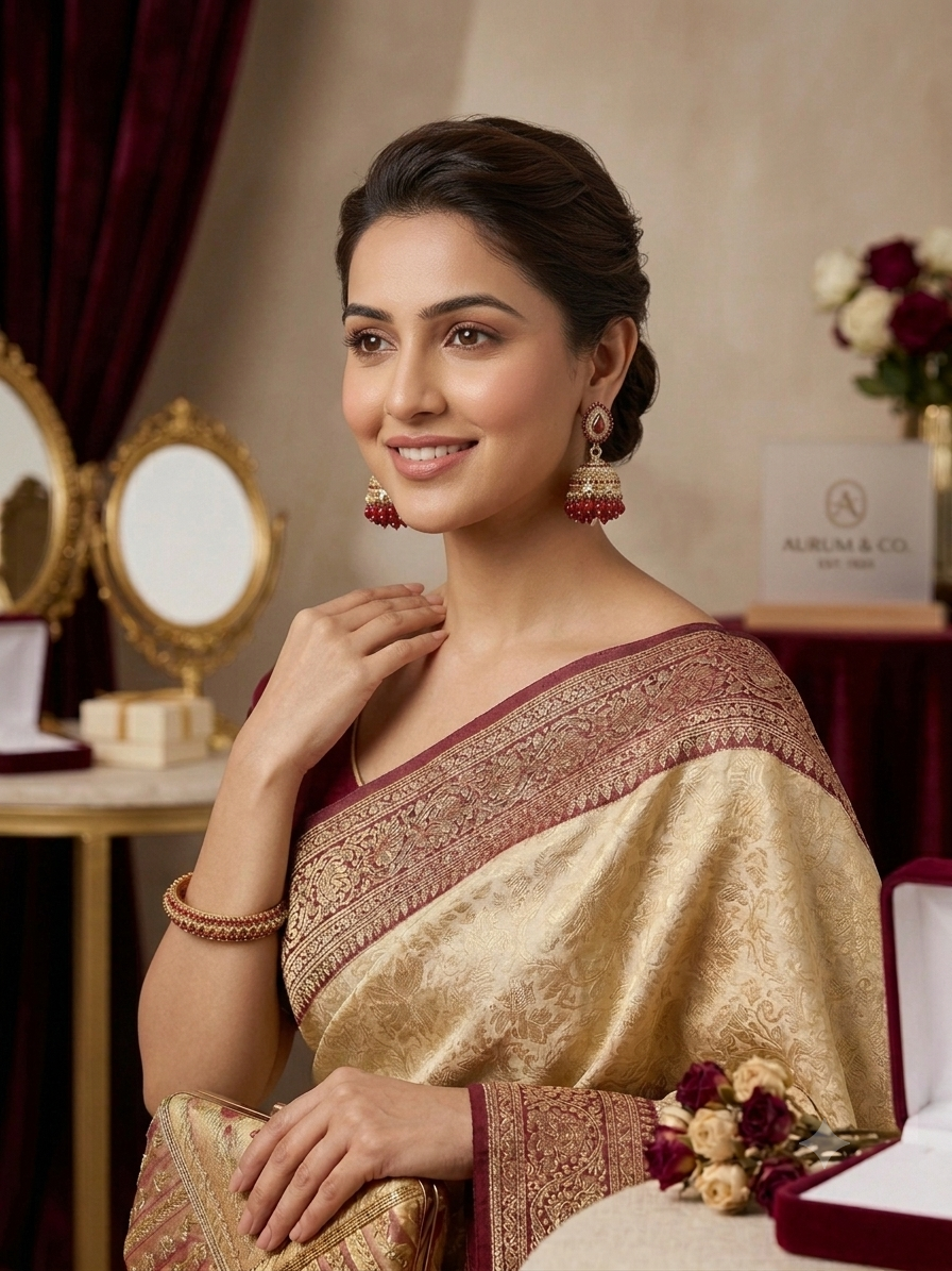 Royal Kundan Jhumka