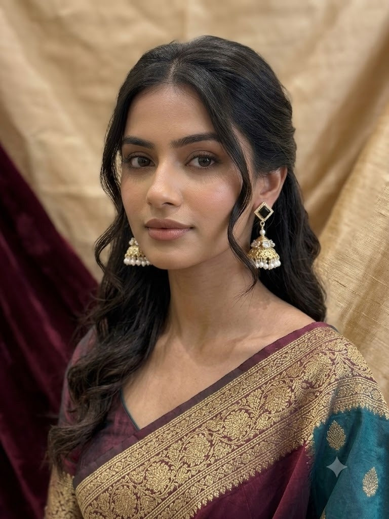 Moti Malka Pearl Jhumkas