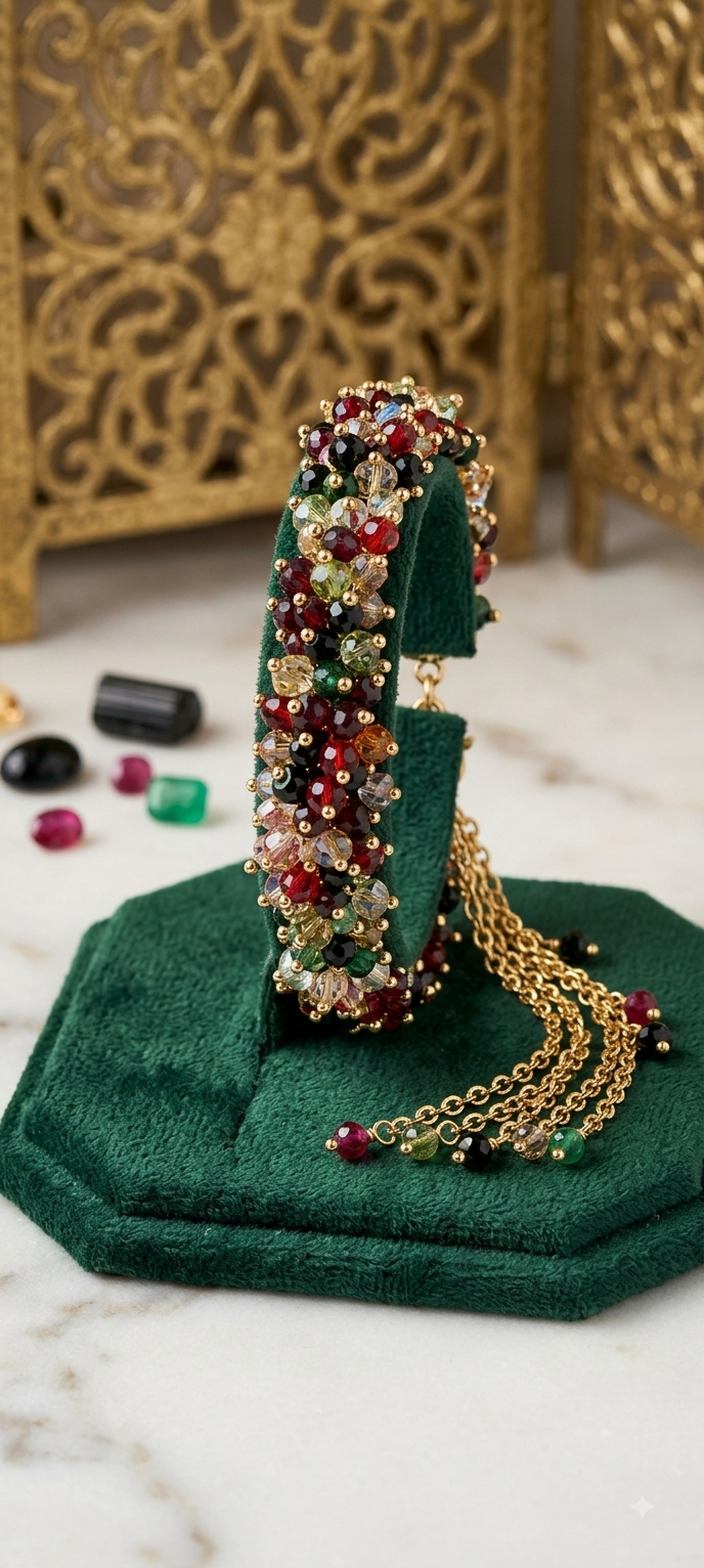 Festival Elegance Multi-Color Crystal Bracelet