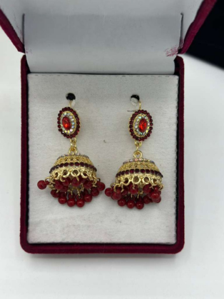 Traditional Gold-Plated Mini Jhumka Earrings