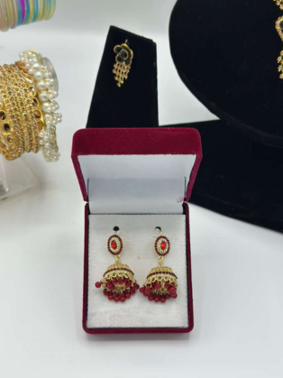 Traditional Gold-Plated Mini Jhumka Earrings