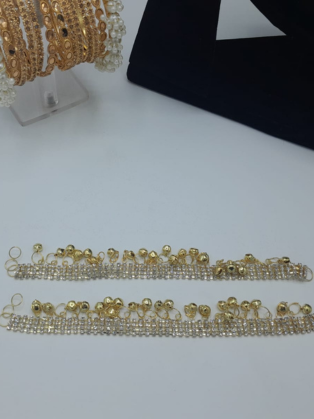 Silver-Toned Ghungroo Anklets